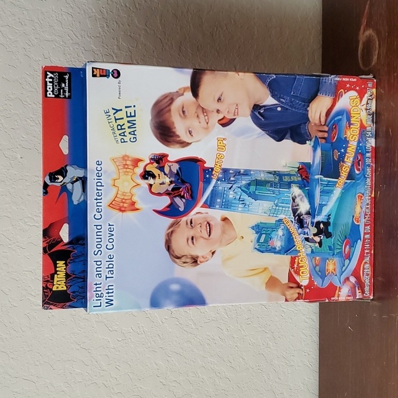 Hallmark Other - Batman Party Express from Hallmark, Light & Sound Centerpiece, Table cov…